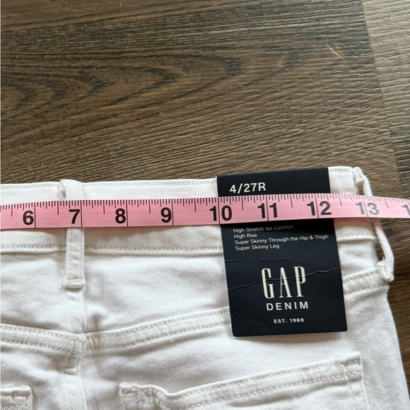 NWT GAP Women's White Skinny Jeans - Picture 8 of 10